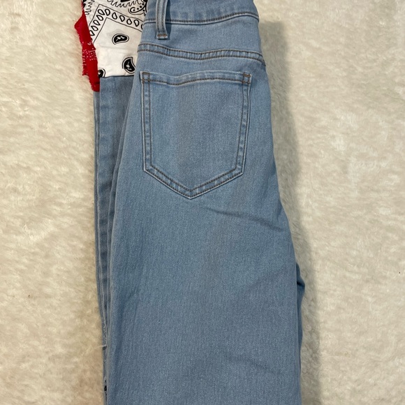 Bandana BOHO Street Wear Woman’s Jeans - Picture 8 of 9